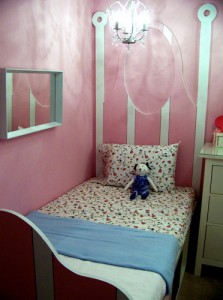 Princess girl bed AFTER