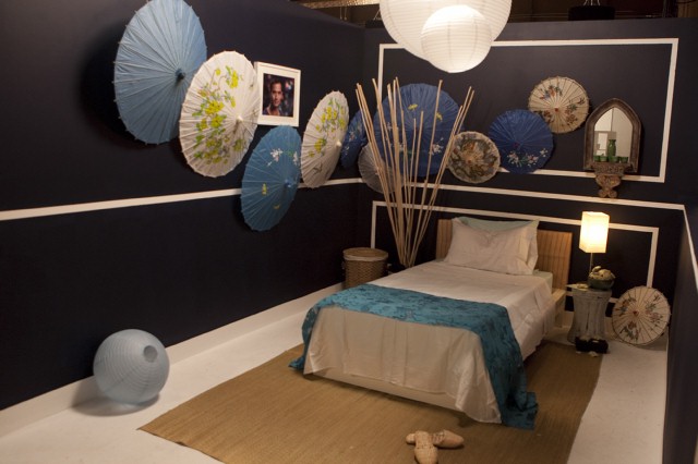 Nina Ferrer's bedroom design, inspired by Courtland.  Supposedly.