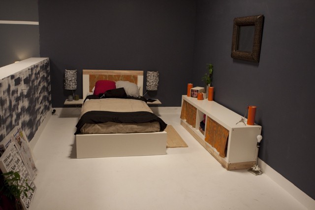 Stacey Cohen's bedroom design, with Dan as inspiration.