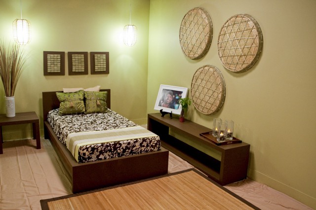 Tera Hampton's bedroom design, inspired by Trent.
