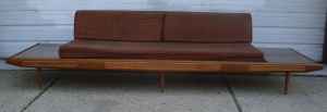 Danish modern sofa w/side tables: $695.