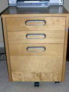 IKEA Galant filing cabinet, $75.