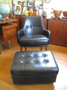 Vintage Danish modern chair, $200.