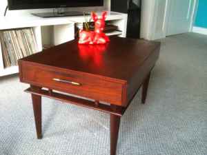 Mid-century side table, $125, OBO.