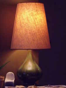 Mid-century lamp, $45.