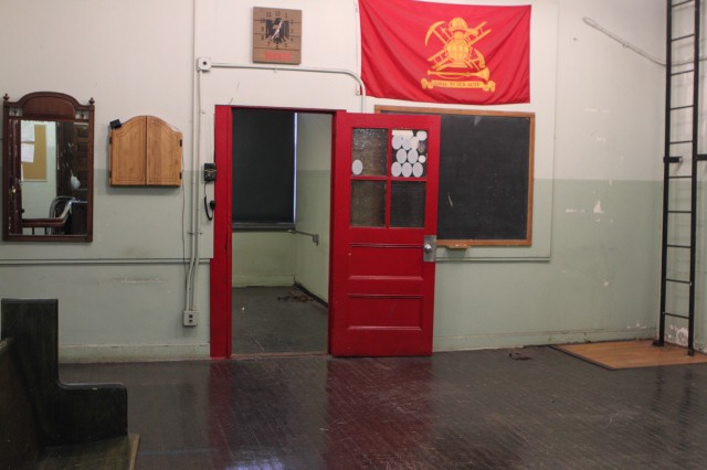 The Red Team's workout room, before the makeover.