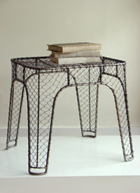 Woven Side Table, $325.