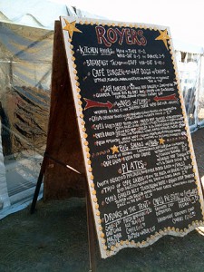 menu_board Royston's. Yum!