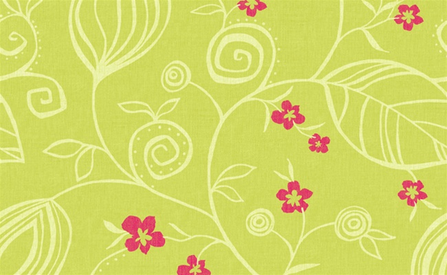Floral Leaves in Reds & Greens wallpaper by Antonina Vella - Seabrook Designs.  $120, at Burke Decor.