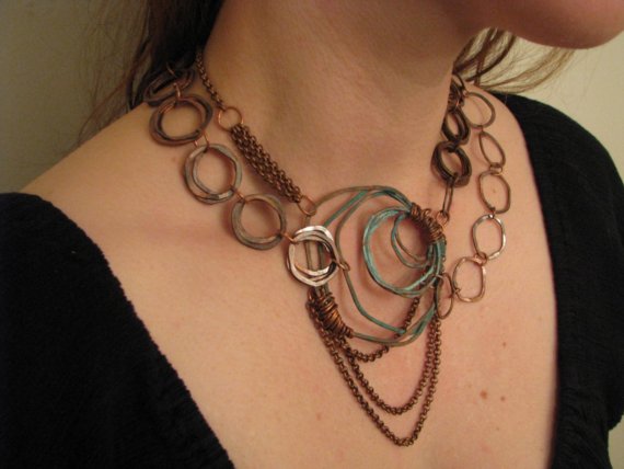 Patina Loops & Chains, $80. From Van + Ello.
