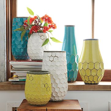 Hive Vases, from West Elm.  $24-34 + free shipping.