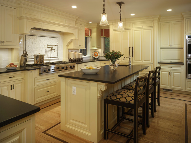 Traditional kitchen designed by Blanche Garcia.