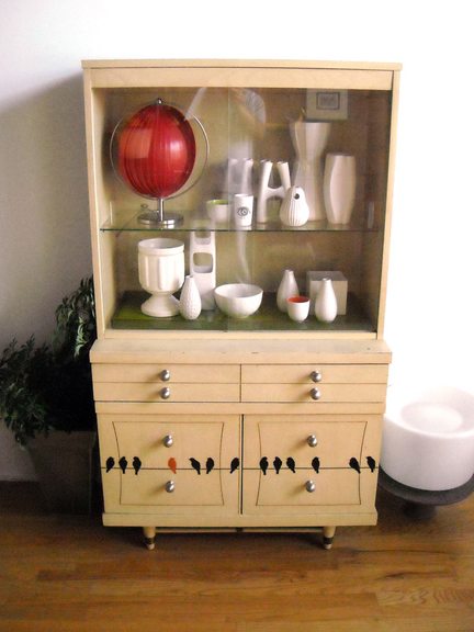 Kevin Grace's rehab'd china cabinet.