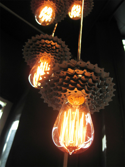 Pendant lights designed by Mark Diaz.