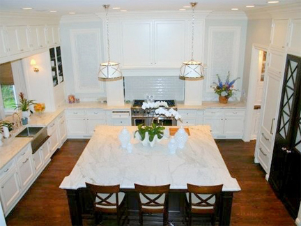 Kitchen designed by Meg Caswell.