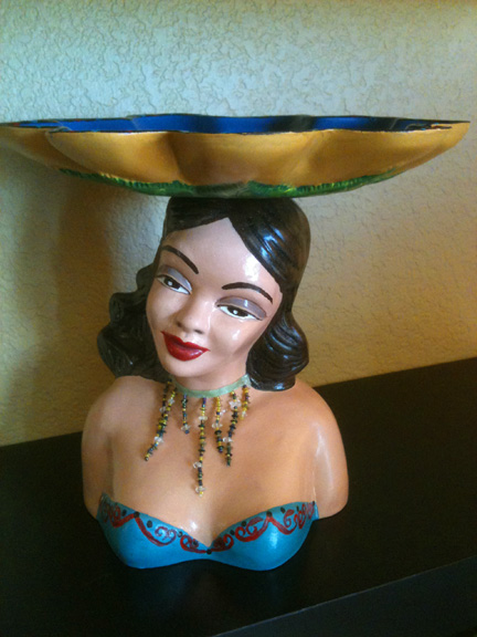 Vintage Carmen Miranda-esque bowl thingy, $39.