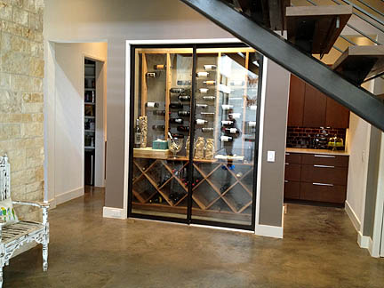 A walk-in wine fridge is quite the feature, no?