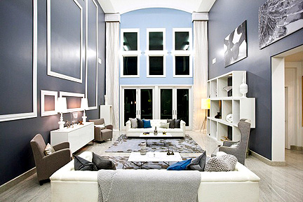 Danielle and Luca work together to design this great room.