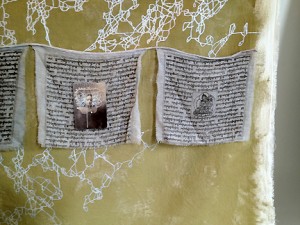 Cherie Weaver prayer flags detail Cherie Weaver at ARTPOST.