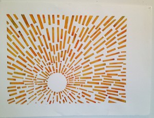 Satch Grimley sunset print starburst Satch Grimley sunset print starburst