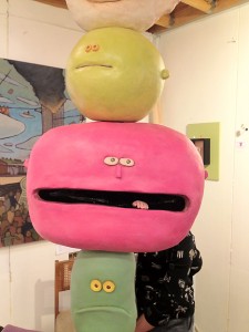 Karen Woodward totem detail 2 Karen Woodward