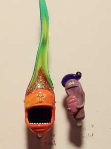 Karen Woodward glass figures Karen Woodward